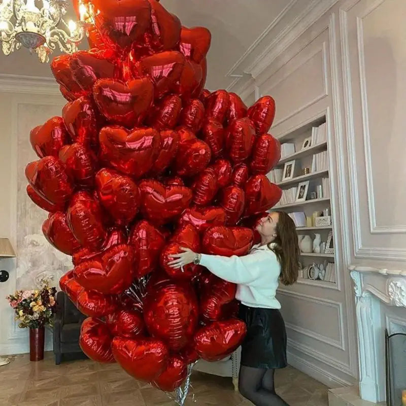 "Heartfelt Love" – Giant Red Heart Balloons