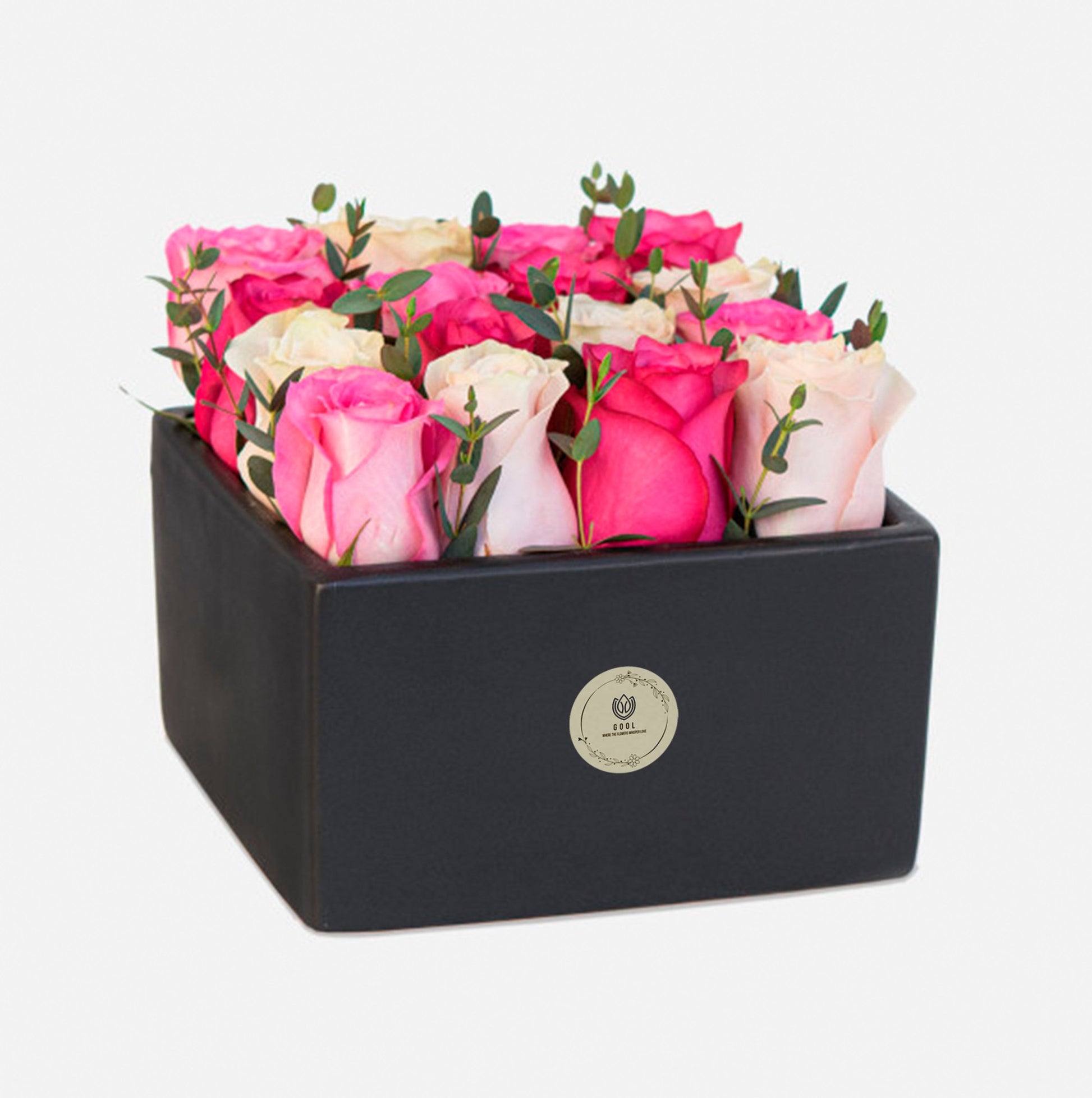 Assorted Roses Delight Box - GOOL: FLOWER SHOP