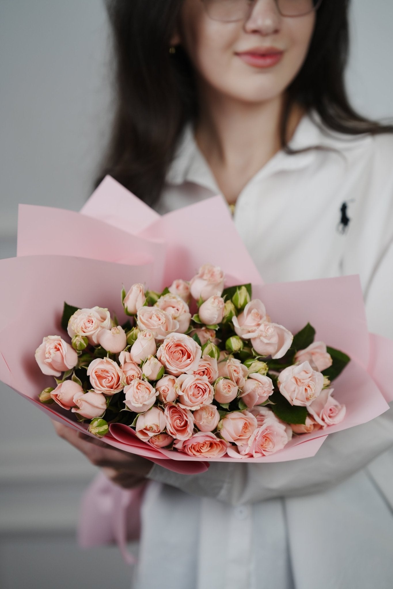 Charming Simplicity: Mono Spray Roses Bouquet - GOOL: FLOWER SHOP