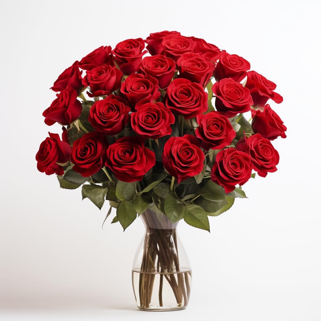 Crimson Devotion: 51 Red Roses Bouquet - GOOL: FLOWER SHOP