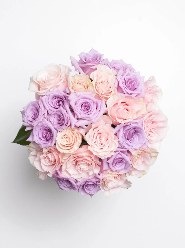 Mauve and Blush: Roses Vase - GOOL: FLOWER SHOP