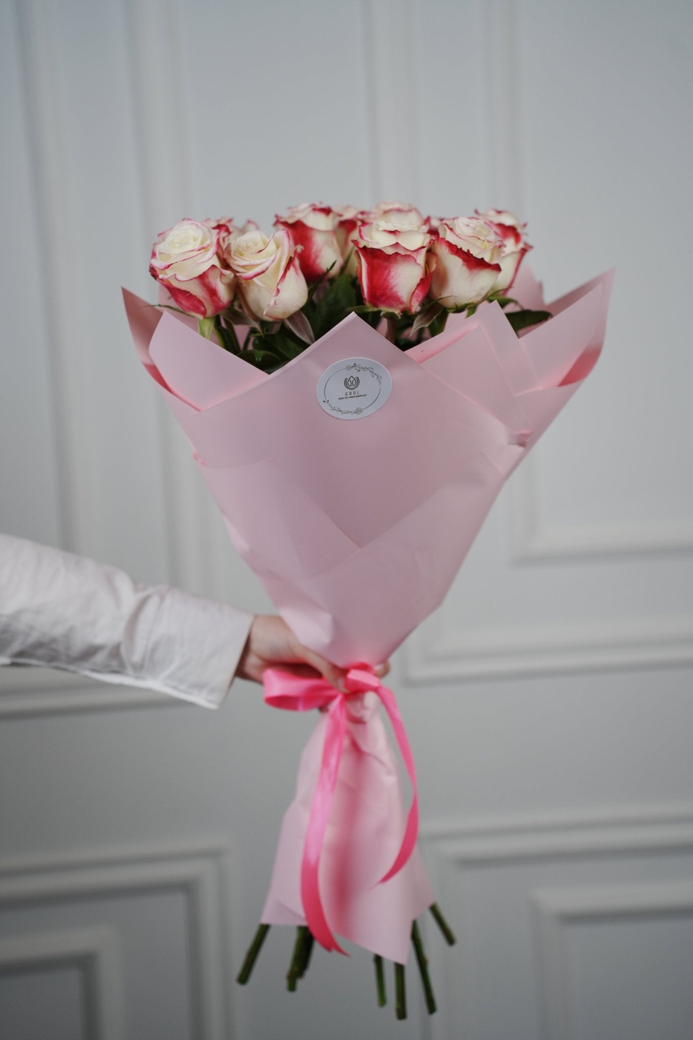 Radiant Heat: Vibrant Hot Roses Bouquet - GOOL: FLOWER SHOP