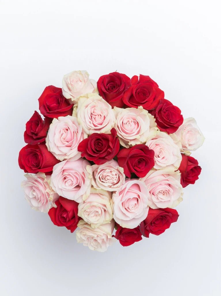 Red Romance with Pink Roses - GOOL: FLOWER SHOP