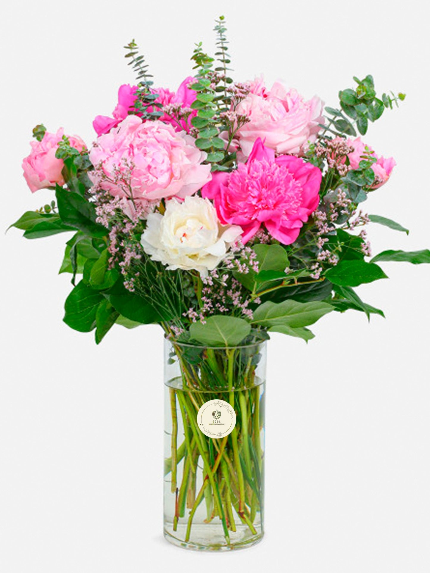 Serenity in Pink Peonies - GOOL: FLOWER SHOP